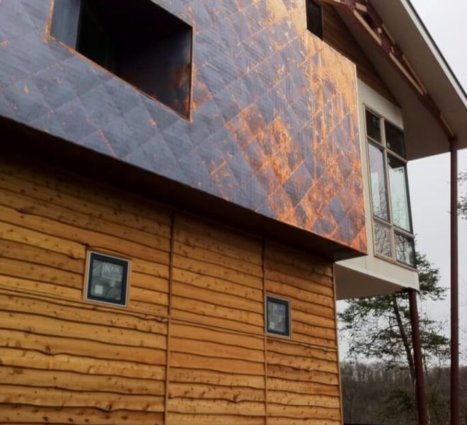 Copper Cladding Changing Color