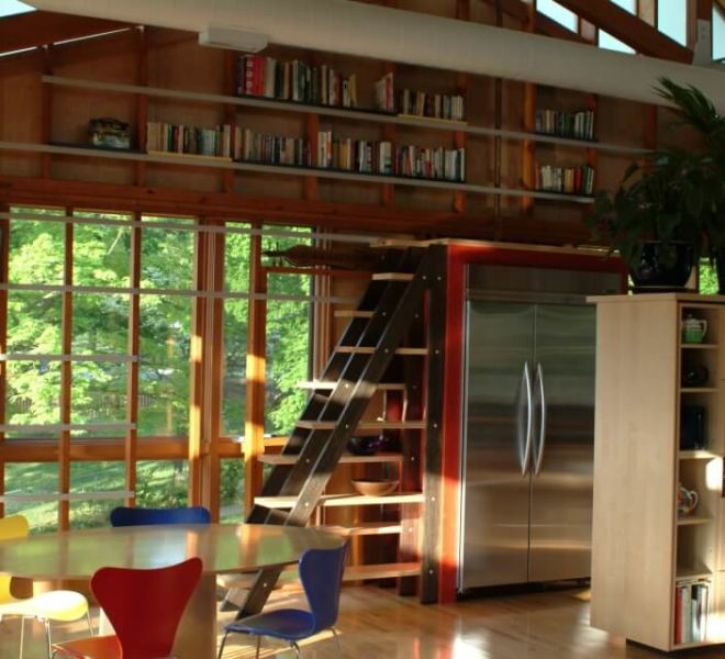 Modern Kitchen With Stair