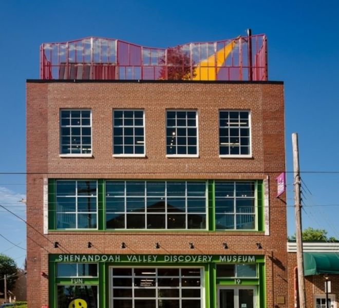 Shenandoah Valley Discovery Museum Front Facade