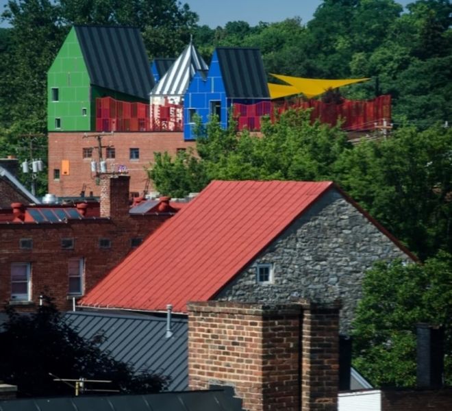 Shenandoah Valley Discovery Museum roof tops