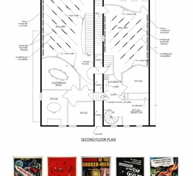 Alien Invasion Second Floor Diagram