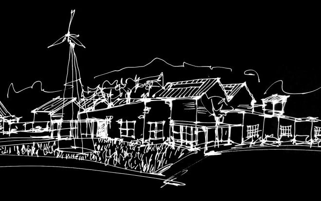 Discovery Museum Concept Sketch